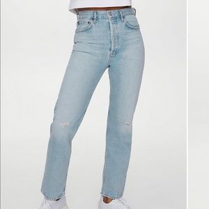 NWOT AGOLDE 90s Pinch Waist Flashback